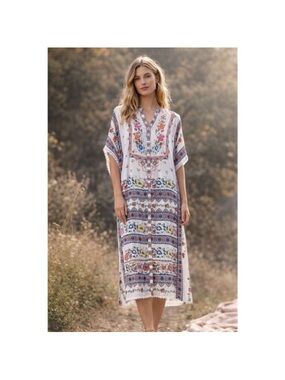 Johnny Was Matana Kaftan Dress size Small NO SLIP